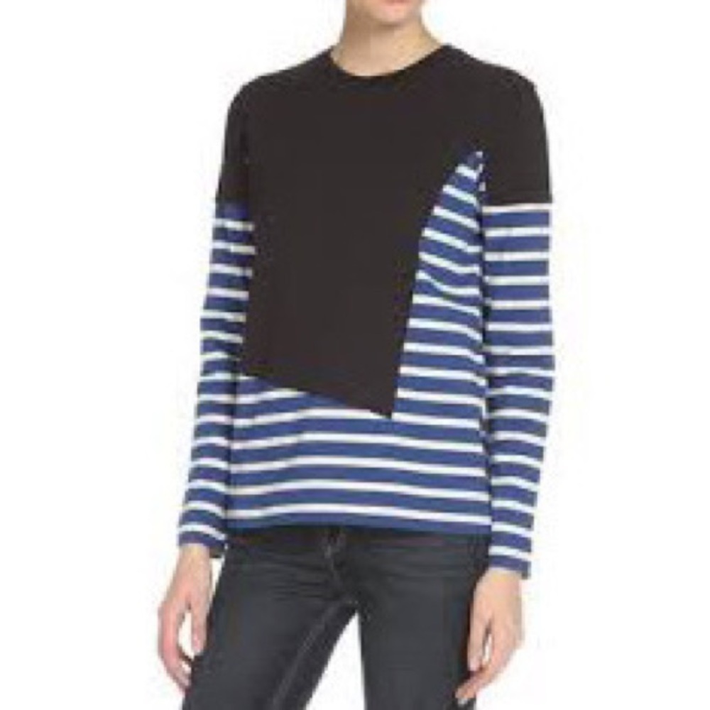 Marc By Marc Jacobs Multimedia Stripe Pullover Xs… - image 3